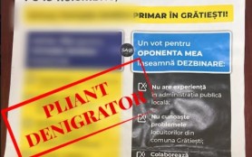 4 000 de pliante denigratoare împânzesc comuna Grătiești. Platforma DA a depus contestație la CEC
